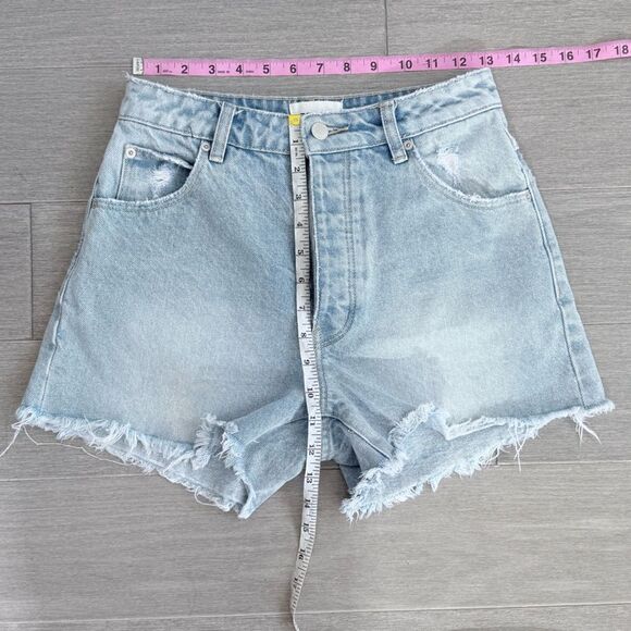 ROLLA’S Original Short City Bleach Light 26 Wash High Rise Cut Off Jean Shorts - Picture 15 of 16